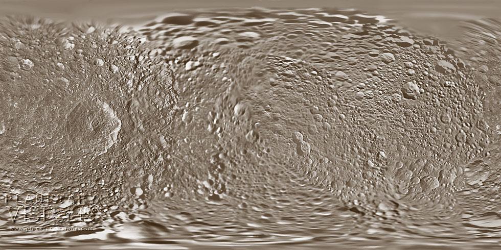 Mimas texture map