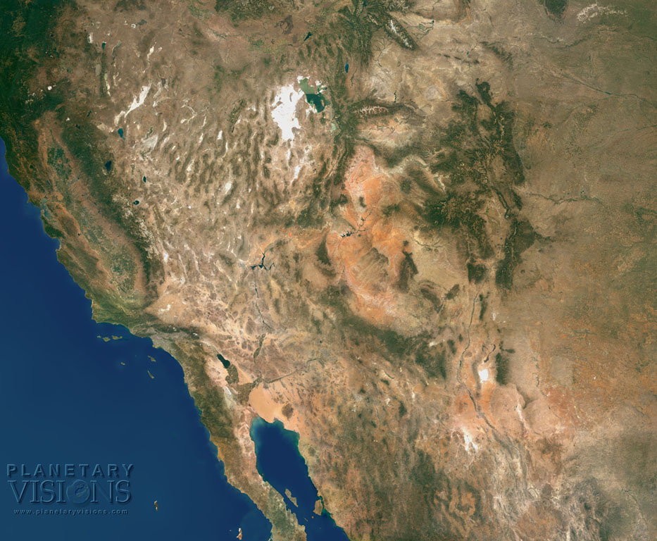 Texture map South-west USA 30m