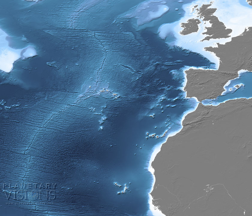 Mid-Atlantic Ridge bathymetry