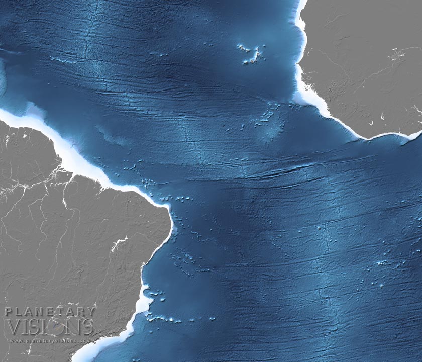 Mid-Atlantic Ridge bathymetry