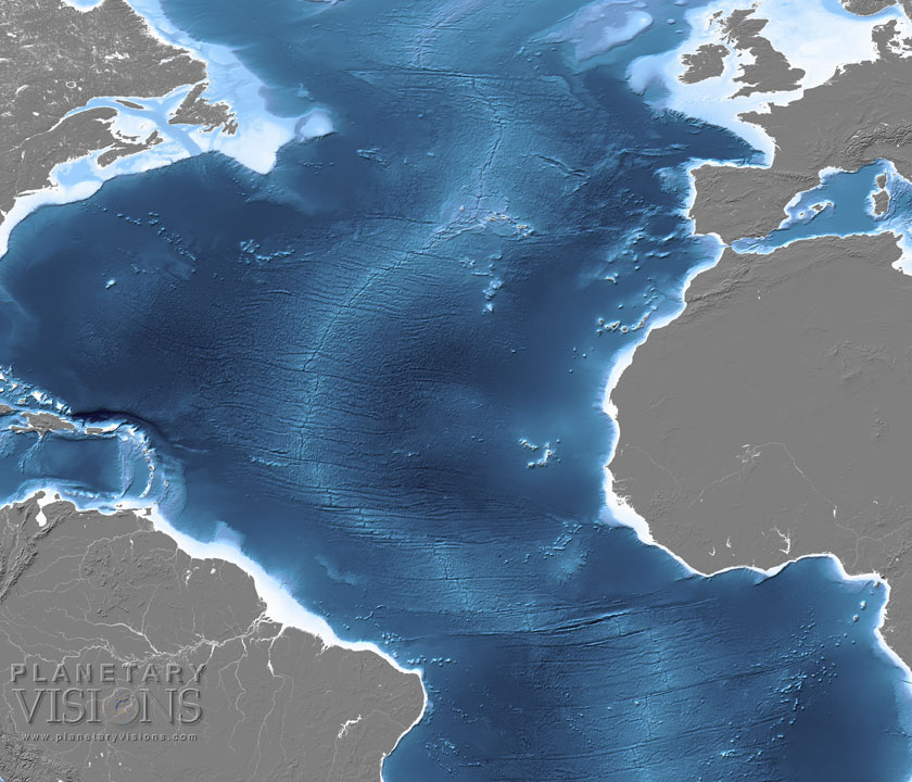 Mid-Atlantic Ridge bathymetry