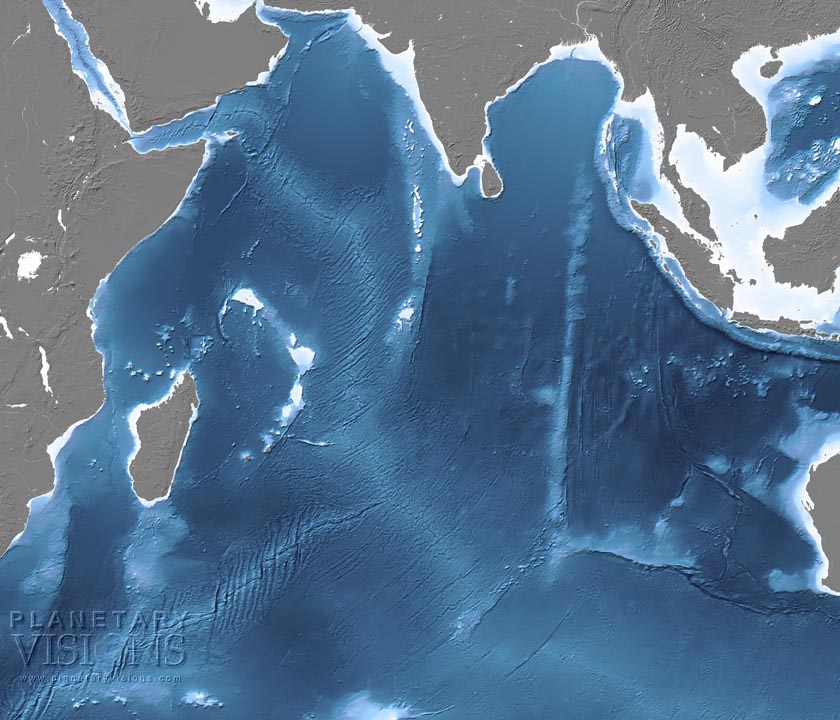 Indian Ocean bathymetry