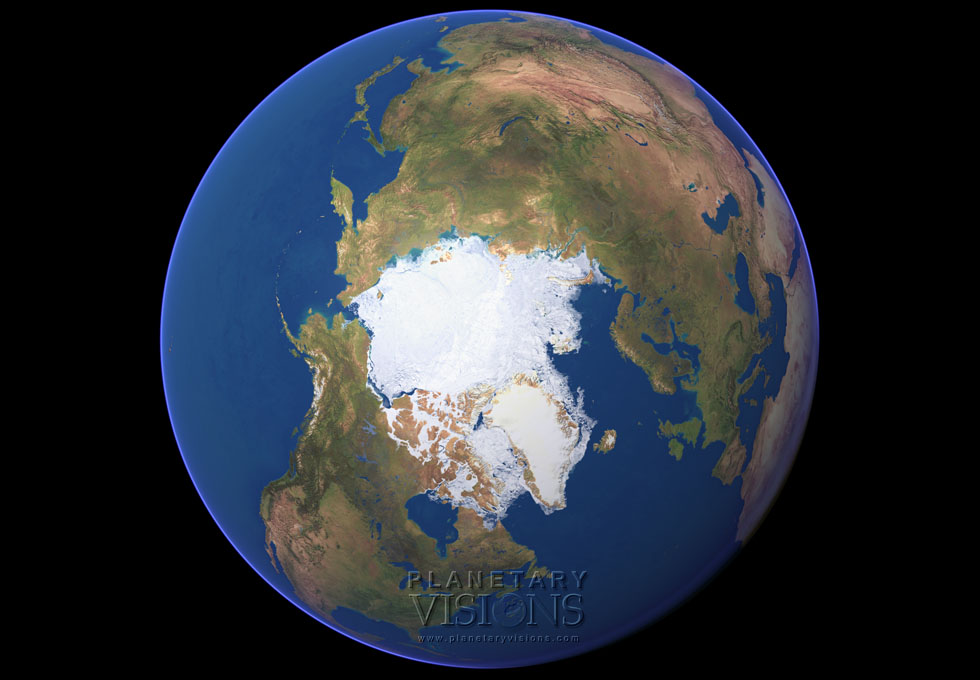 Cloud-free globe satellite earth