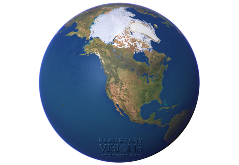 Cloud-free globe satellite satellite earth earth