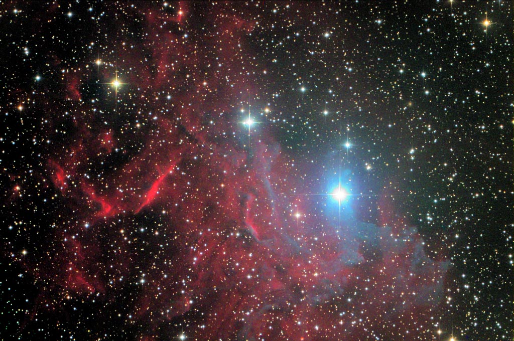 IC 405, Flaming Star Nebula nebula