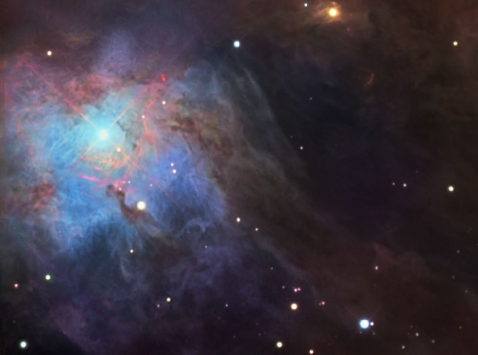 NGC 2023, Flame Nebula nebula