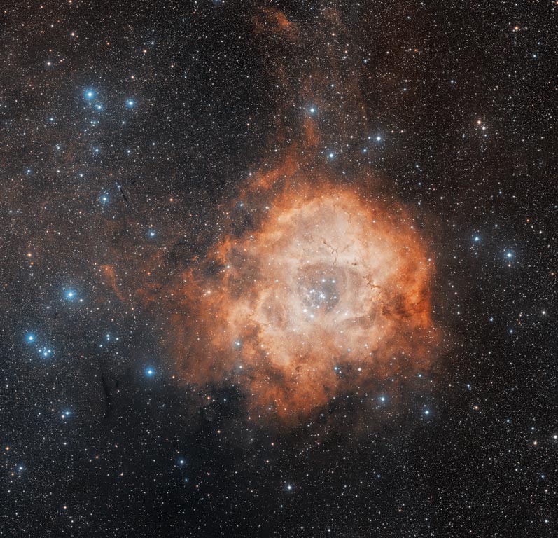 Rosette Nebula nebula cluster