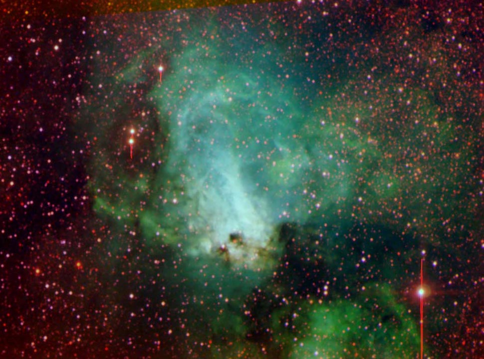 NGC 6618, M17, Omega Nebula nebula