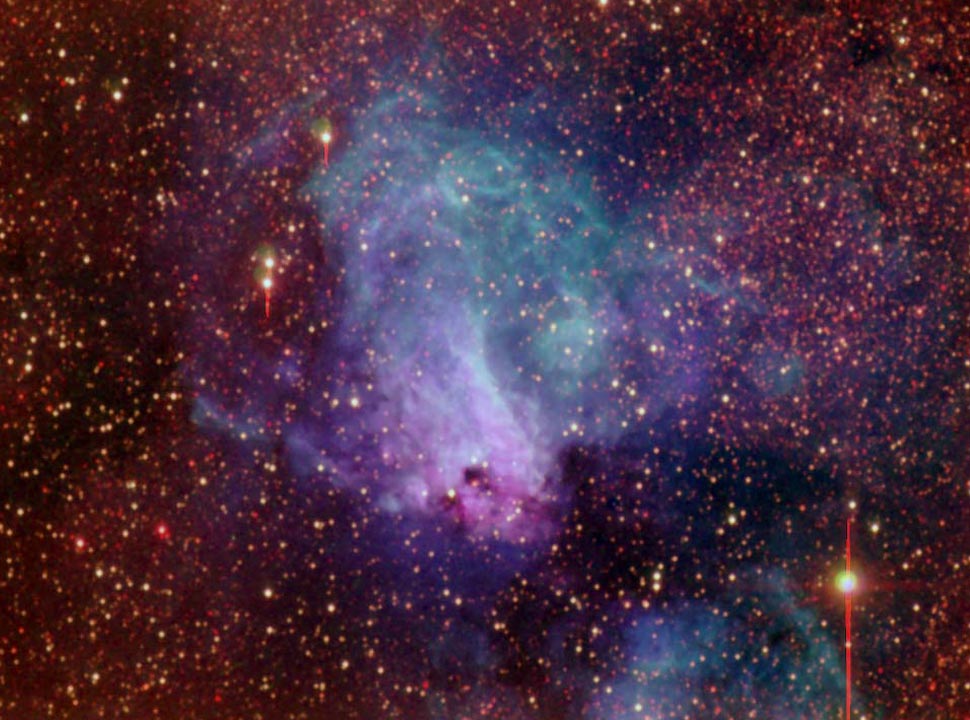 NGC 6618, M17, Omega Nebula nebula