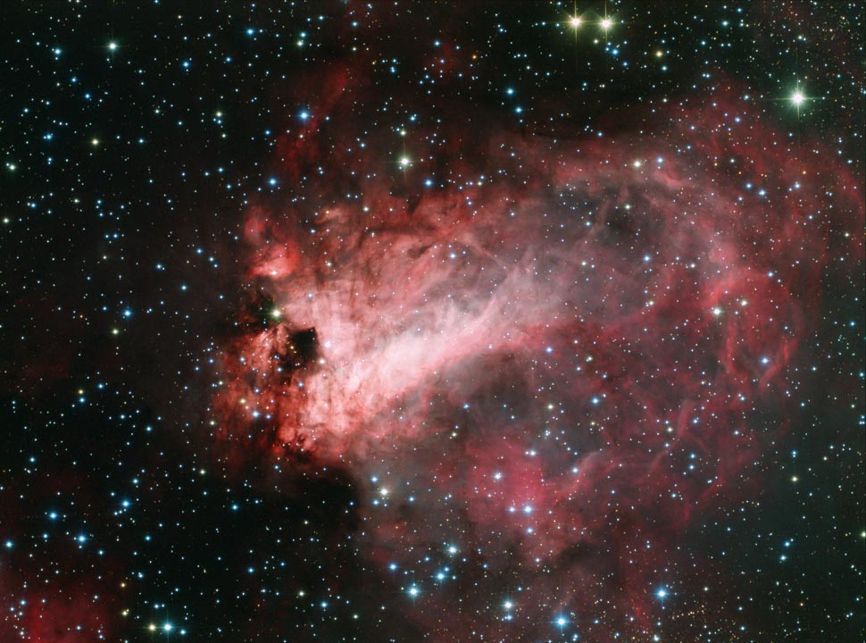 NGC 6618, M17, Omega Nebula nebula
