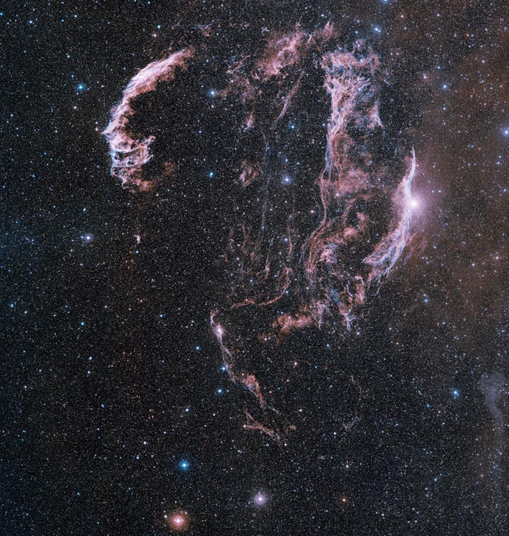 Veil Nebula, NGC 6960, NGC 6962, NGC 6979, NGC 6995 supernova