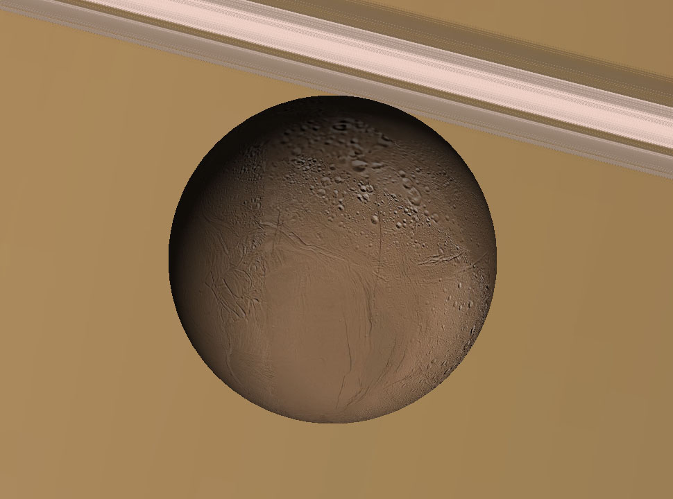3D Universe at Enceladus