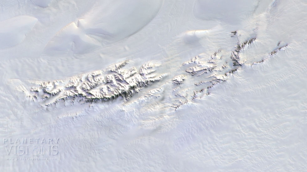 Ellsworth Mountains - Satellite Imagemap 250m Antarctica