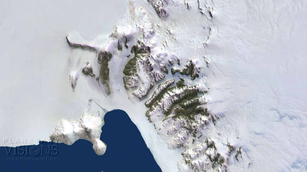 McMurdo Dry Valleys - Satellite Imagemap 250m Antarctica