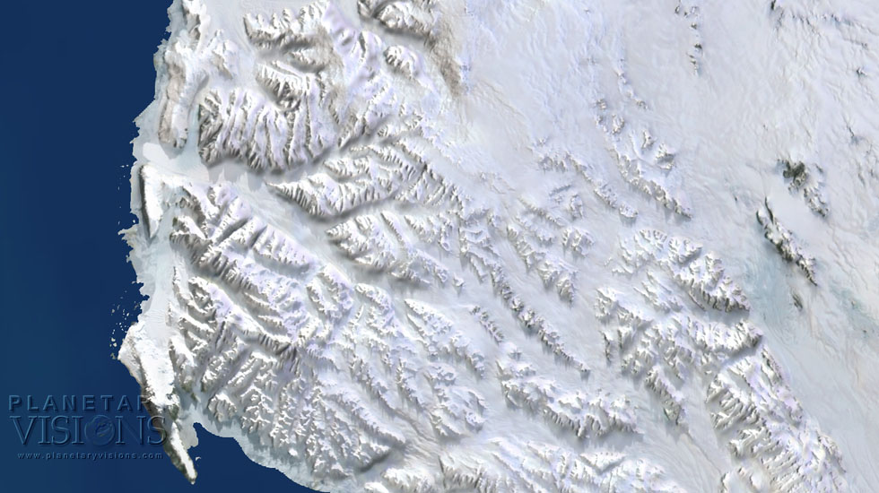 Victoria Land - Satellite Imagemap 250m Antarctica