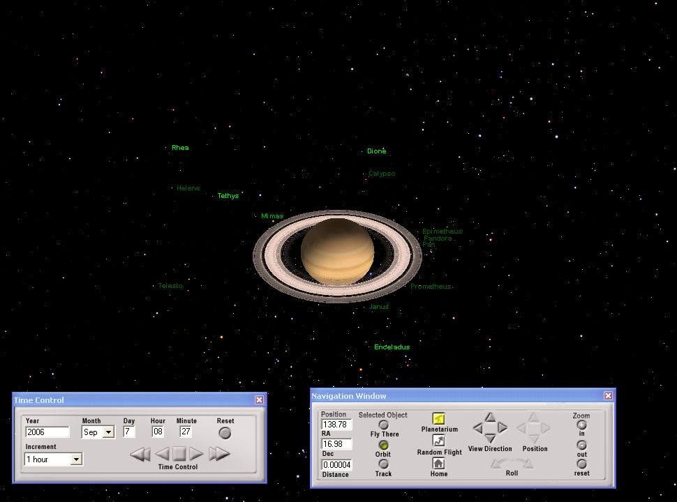 3D Universe navigation and time
