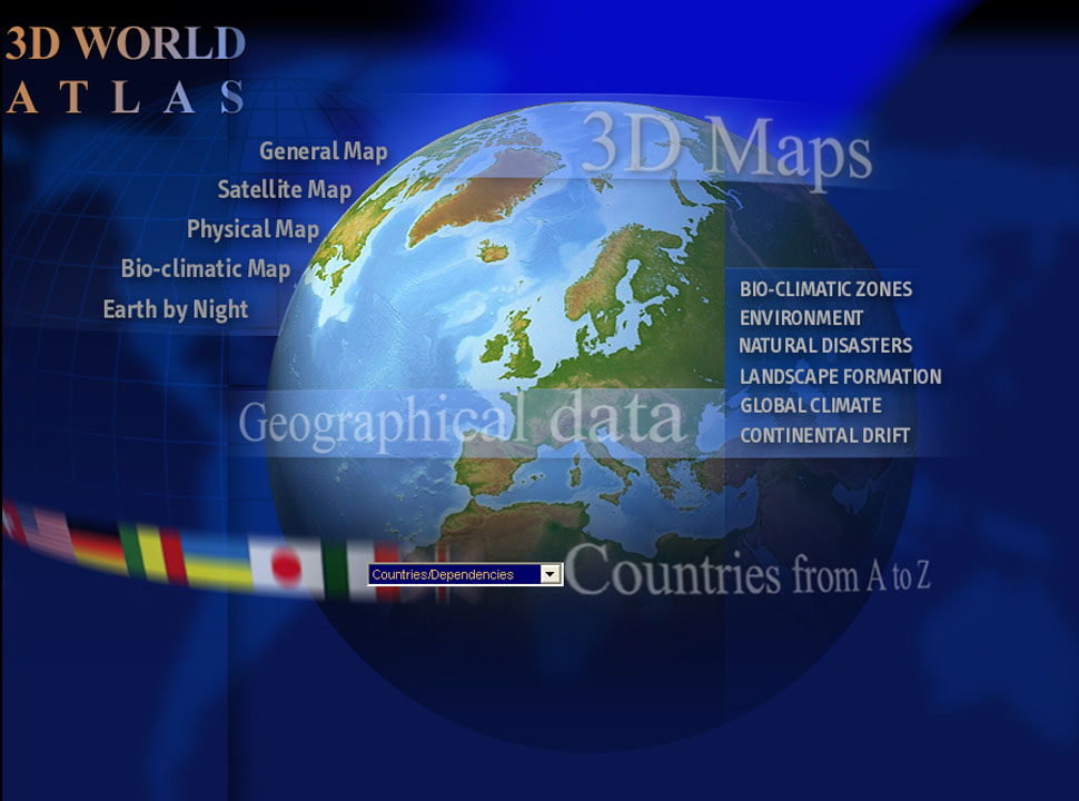 3D World Atlas screenshot