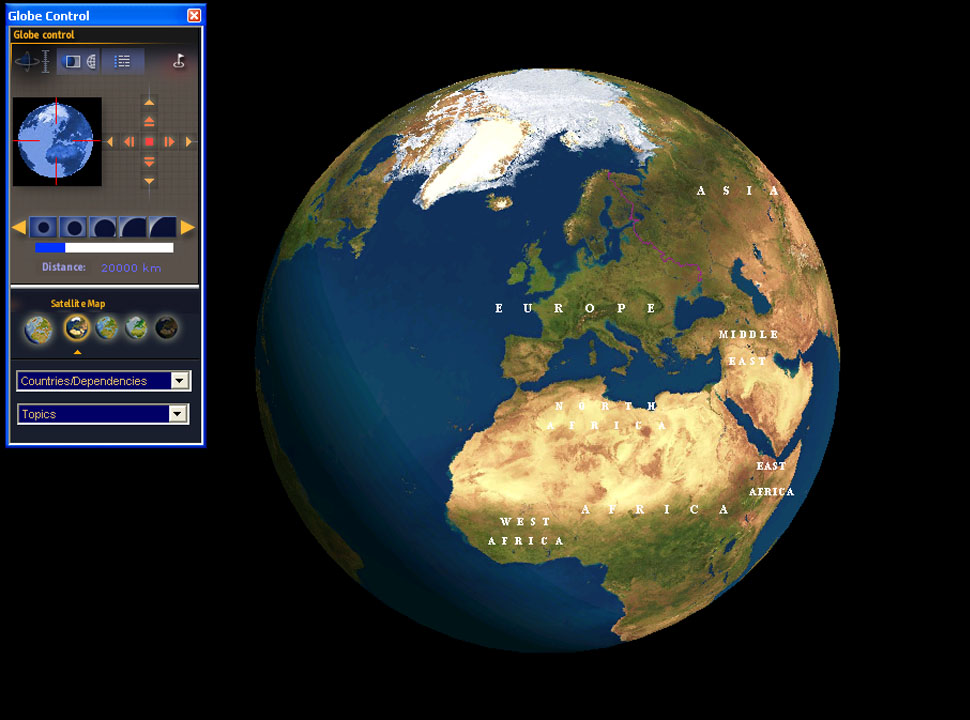 3D World Atlas screenshot