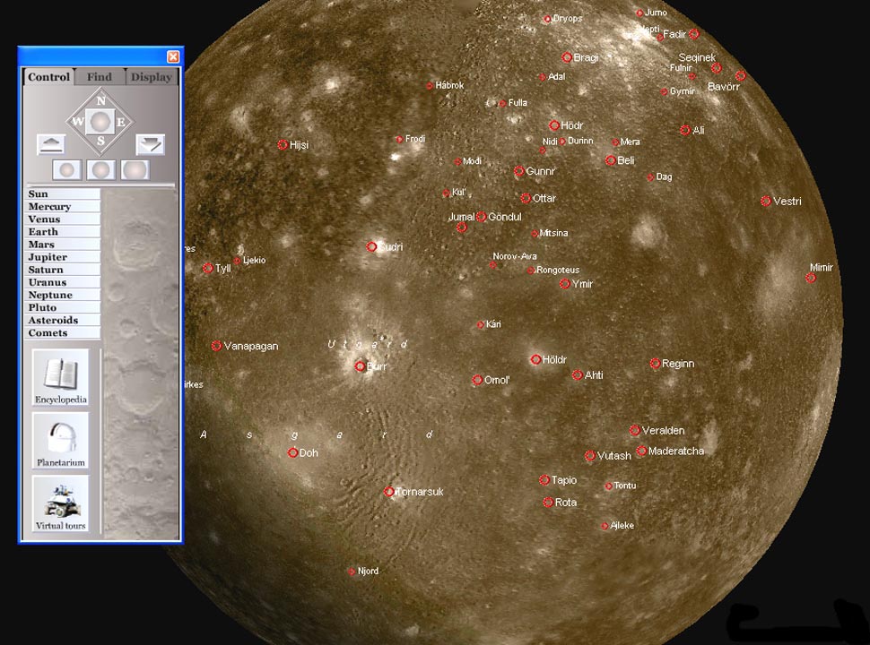 Atlas of the Solar System screenshot
